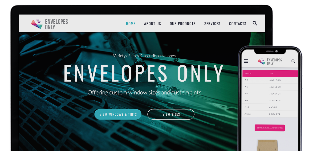 Envlopes Only website